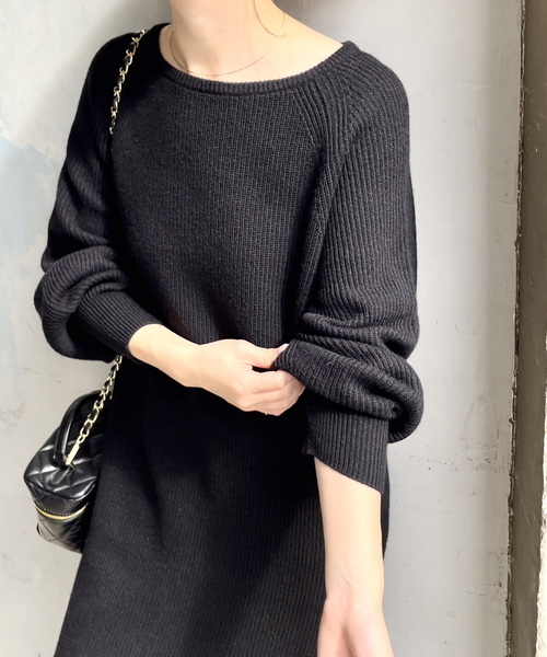 新品同様☆スピックアンドスパン☆ニットワンピース Spick＆Span（スピック アンド スパン） 「Spick & Span」 ニット