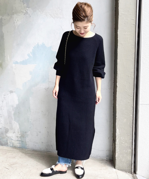 新品同様☆スピックアンドスパン☆ニットワンピース Spick＆Span（スピック アンド スパン） 「Spick & Span」 ニット