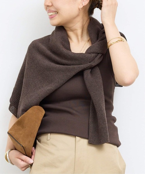 セール☆美品★Deuxieme Classe ノースリーブニット タンクトップ Deuxieme Classe タンクトップ ノースリーブ *rib レディース