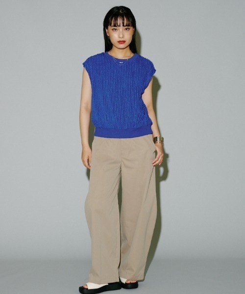terrace チノパン コクーンワイドチノパンツ レディース