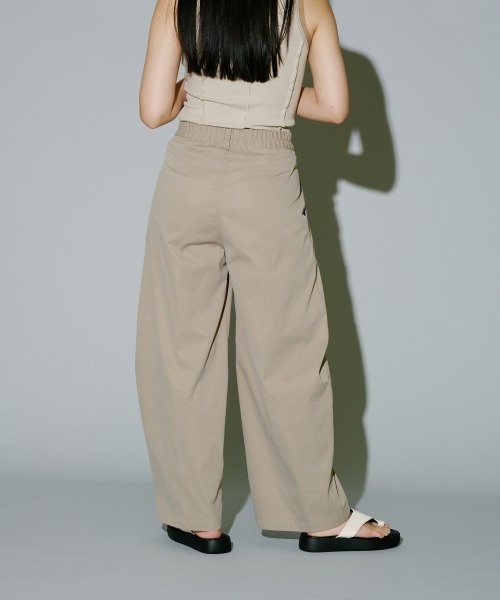 terrace チノパン コクーンワイドチノパンツ レディース