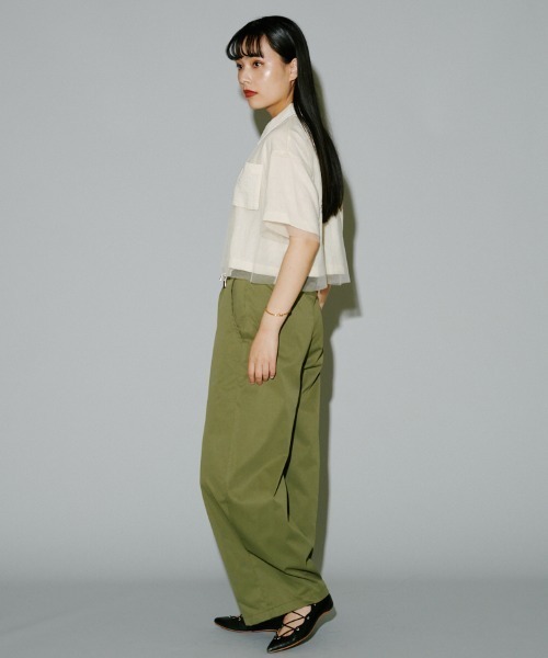 【loungedress】コクーンチノパンツ LOUNGEDRESS（ラウンジドレス）の「コクーンチノパンツ