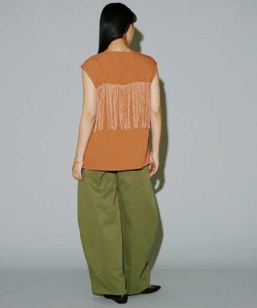 terrace チノパン コクーンワイドチノパンツ レディース
