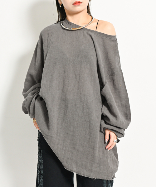 CITYSHOP（シティショップ） ブラウス シャツ 「追加」ASA/C BIO WASH