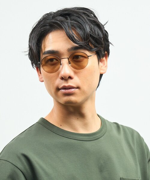 サングラス Zoff｜UNITED ARROWS オーバル型 サングラス｜ユナイテッドアローズ｜チタン メタル｜軽量｜カラーレンズ ｜UVカット 紫外 | UNITED ARROWS | 08