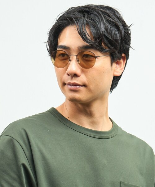 サングラス Zoff｜UNITED ARROWS オーバル型 サングラス｜ユナイテッドアローズ｜チタン メタル｜軽量｜カラーレンズ ｜UVカット 紫外 | UNITED ARROWS | 06