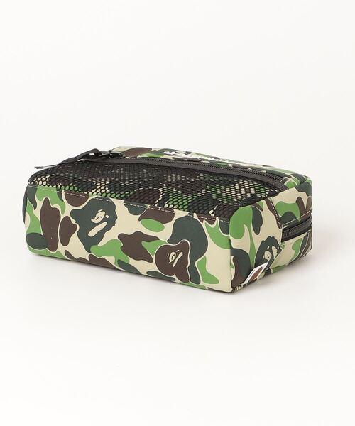 A BATHING APE ポーチ ABC CAMO POUCH メンズ レディース