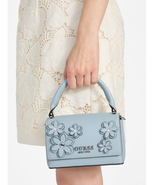GUESS ショルダーバッグ バッグ ZARIA Mini Top Handle Flap