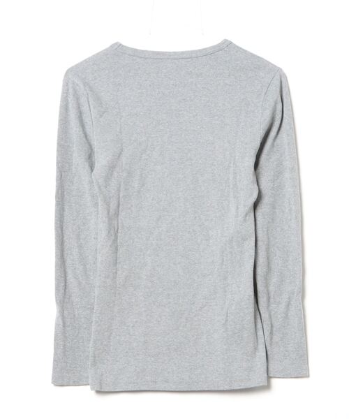 「NO ID.」 長袖Tシャツ 1 グレー メンズ