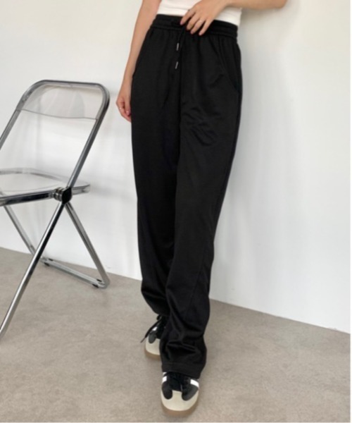 ワイドパンツ スウェットパンツ ジャージ シンプルワイドスウェット