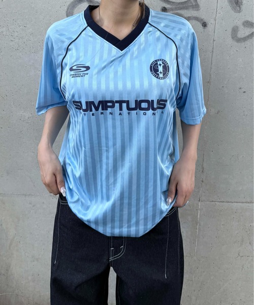 tシャツ ストライプユニフォームTシャツ レディース メンズ : ZOZOTOWN