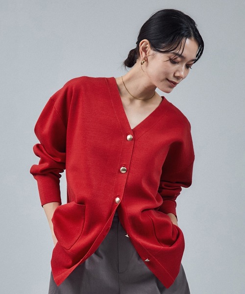 SALON adam et rope'（サロン アダム エ ロペ） カーディガン ウールV