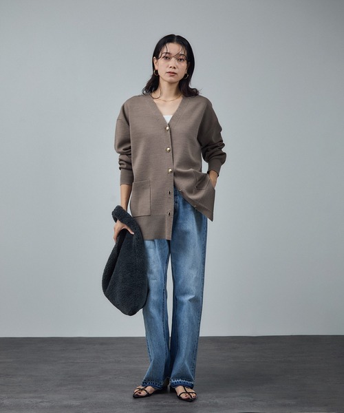 SALON adam et rope'（サロン アダム エ ロペ） カーディガン ウールV