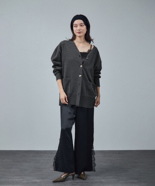 SALON adam et rope'（サロン アダム エ ロペ） カーディガン ウールV