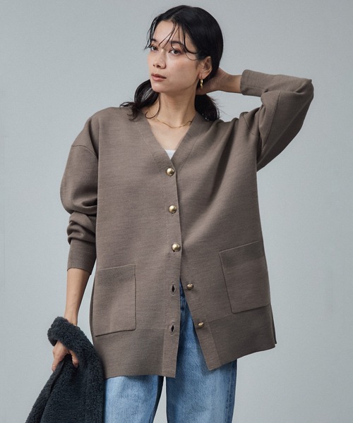 SALON adam et rope'（サロン アダム エ ロペ） カーディガン ウールV