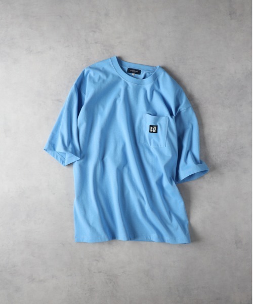 BACK NUMBER tシャツ 「BACK NUMBER」ワッペンロゴポケットTシャツ