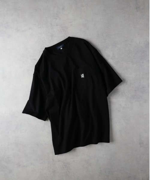 BACK NUMBER tシャツ 「BACK NUMBER」ワッペンロゴポケットTシャツ
