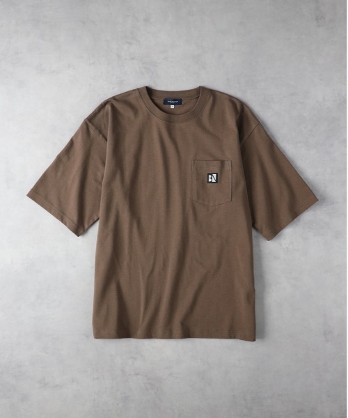 BACK NUMBER tシャツ 「BACK NUMBER」ワッペンロゴポケットTシャツ