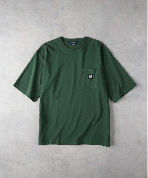 BACK NUMBER tシャツ 「BACK NUMBER」ワッペンロゴポケットTシャツ
