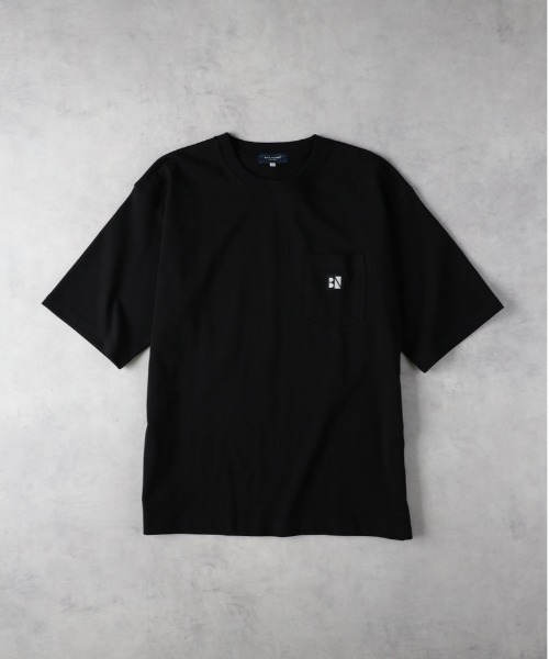 BACK NUMBER tシャツ 「BACK NUMBER」ワッペンロゴポケットTシャツ