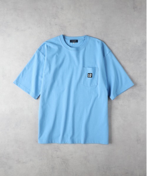 BACK NUMBER tシャツ 「BACK NUMBER」ワッペンロゴポケットTシャツ