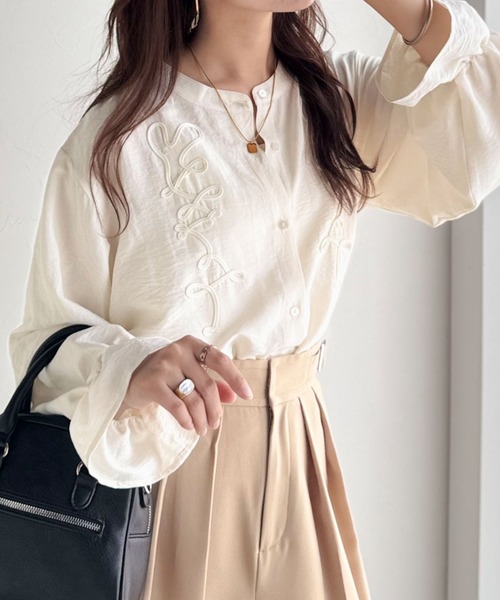 classicalelf（クラシカルエルフ） ブラウス シャツ ”迎え秋ブラウス