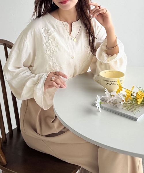 classicalelf（クラシカルエルフ） ブラウス シャツ ”迎え秋ブラウス