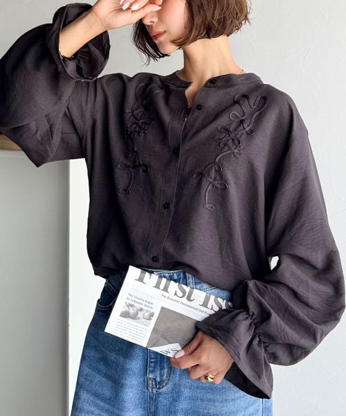 classicalelf（クラシカルエルフ） ブラウス シャツ ”迎え秋ブラウス