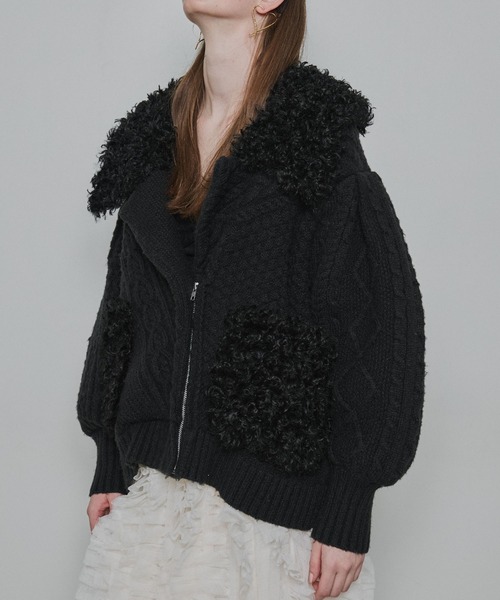 LA BELLE ETUDE（ラベルエチュード） レザージャケット ライダース