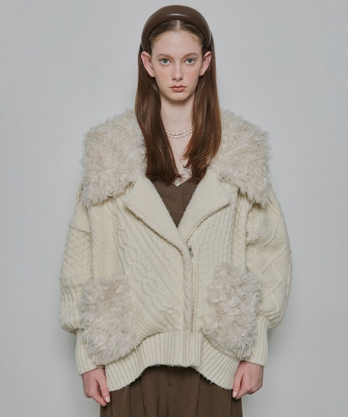 LA BELLE ETUDE（ラベルエチュード） レザージャケット ライダース