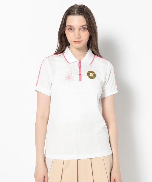 MARK&LONA（マークアンドロナ） ポロシャツ ポロ T-Mark Pattern Polo
