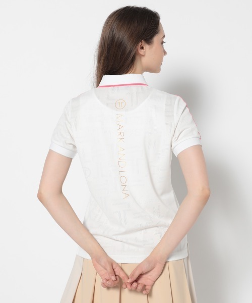 MARK&LONA（マークアンドロナ） ポロシャツ ポロ T-Mark Pattern Polo