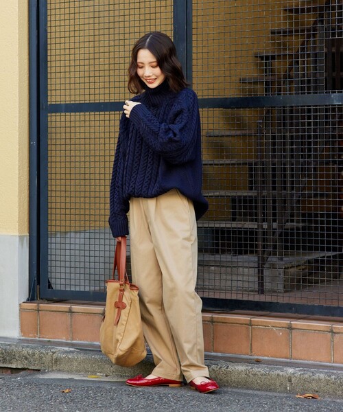 「FREAK'S STORE」 チノパンツ 38 オリーブ レディース