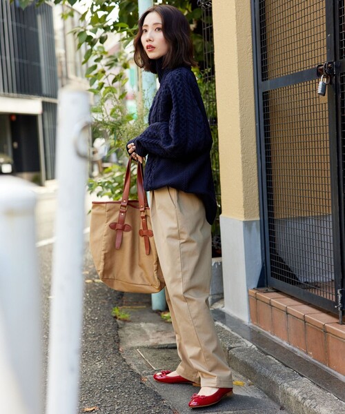 「FREAK'S STORE」 チノパンツ 38 オリーブ レディース
