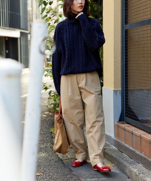 「FREAK'S STORE」 チノパンツ 38 オリーブ レディース
