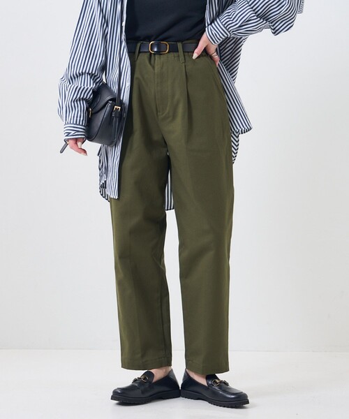 「FREAK'S STORE」 チノパンツ 38 オリーブ レディース