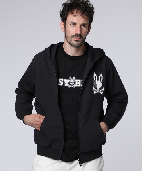 サイコバニー　ジプ￼パーカー　L ￼美品 コンパクトパイル ジップパーカ[Luxury relax]｜Psycho Bunny
