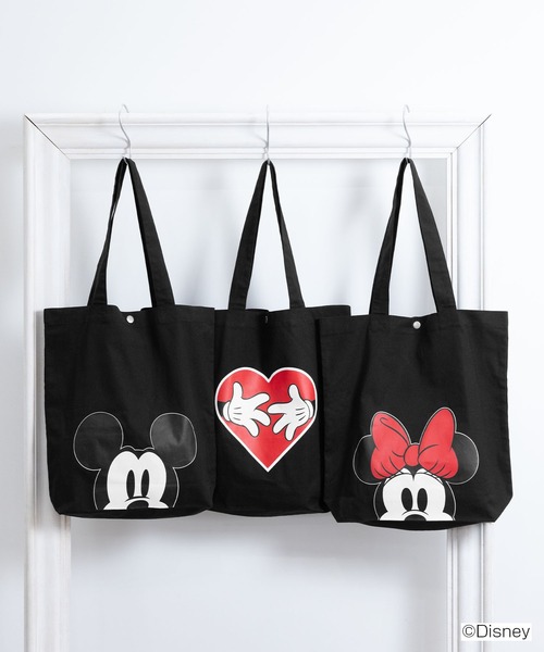 MARY QUANT 花モチーフ トートバッグ MARY QUANT マリークワント トートバッグ ベージュ×ブラック