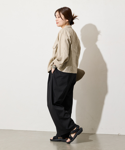 「Teva」 フラットサンダル 22cm ブラック レディース_画像6