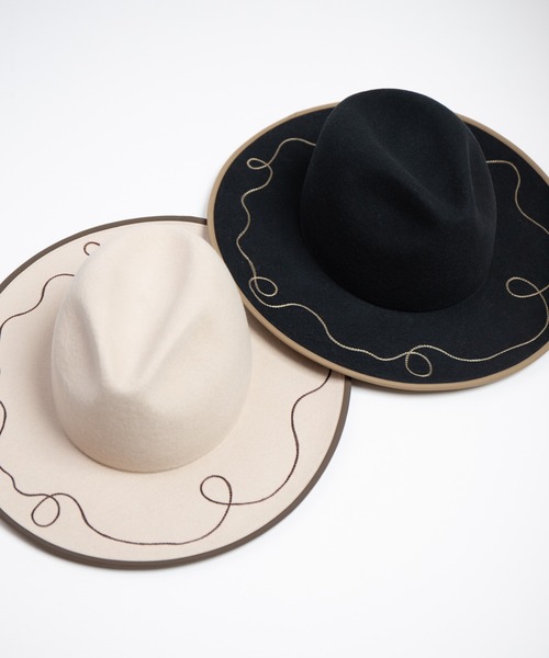 INDIETRO ASSOCIATION 帽子 ハット Long Brim Hat / ロングブリム