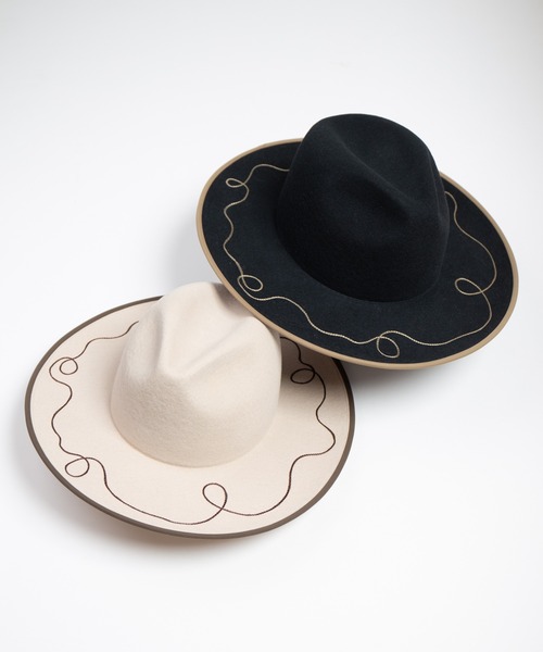 INDIETRO ASSOCIATION 帽子 ハット Long Brim Hat / ロングブリム