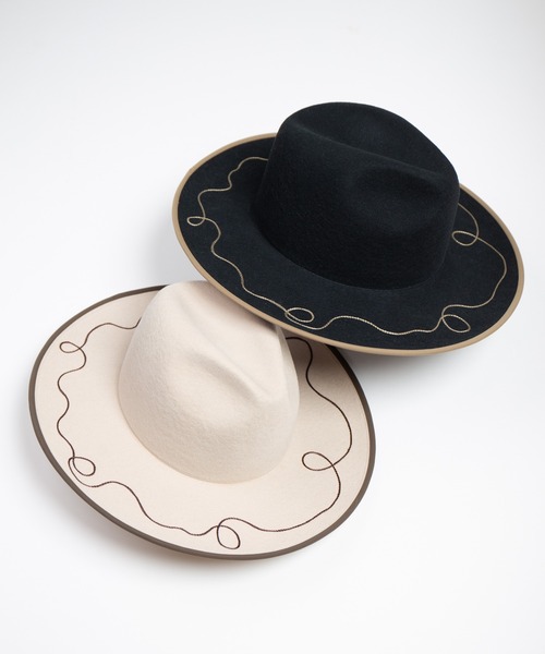 INDIETRO ASSOCIATION 帽子 ハット Long Brim Hat / ロングブリム INDIETRO ASSOCIATION 帽子 ハット Long Brim Hat / ロングブリム