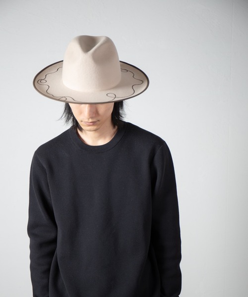 INDIETRO ASSOCIATION 帽子 ハット Long Brim Hat / ロングブリム