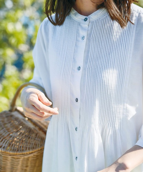 「Sunny clouds」 7分袖ワンピース X-LARGE ホワイト レディース_画像9