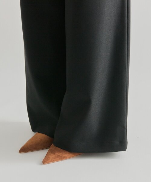 mystic（ミスティック） スラックス パンツ 「美シルエット/しわになり