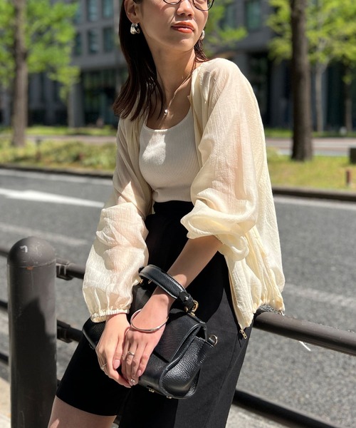 「Chez toi」 ジップアップブルゾン FREE ブラック レディース_画像3