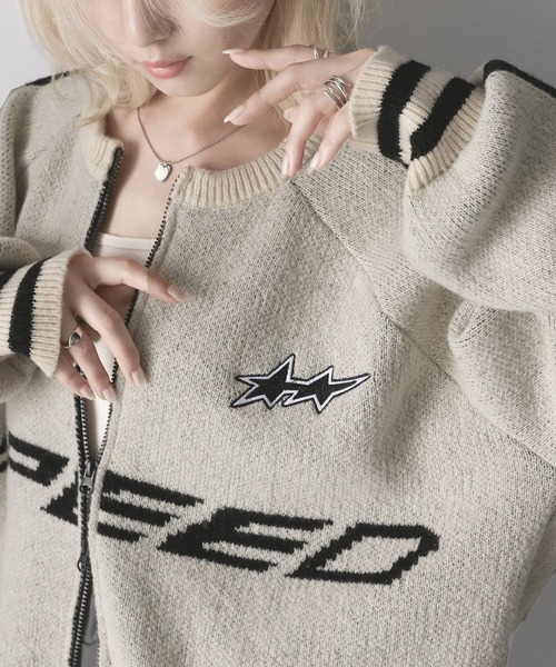 「Java」 ジップアップブルゾン MEDIUM アイボリー レディース_画像2