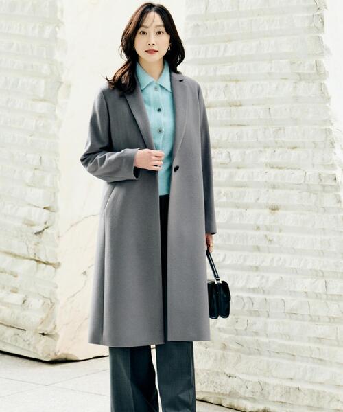 アンタイトルチェスターコート UNTITLED（アンタイトル） コート チェスターコート 「スタイリッシュ