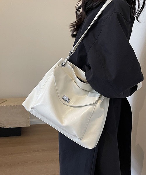 「NANEA」 トートバッグ フリー シルバー レディース_画像2