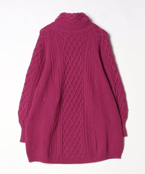 To b. by agnes 「To b.」 ニットワンピース TU パープル レディース